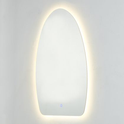 СТЕННО ОГЛЕДАЛО СЕРИЯ TORCH -БЕЗ РАМКА - LED ОСВЕТЛЕНИЕ 48,5x79Всм.