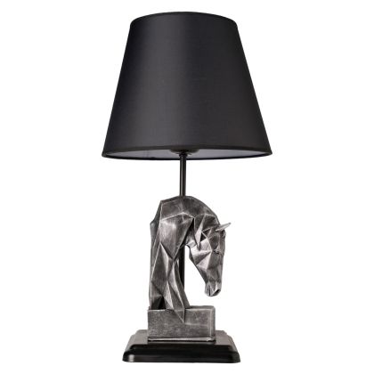 TABLE LAMP HM7474.02 SILVER COLOR Φ24x35Hcm.