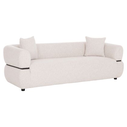 ARCTIS 3-Seater Sofa – Light Beige, 229 × 88 × 68 cm