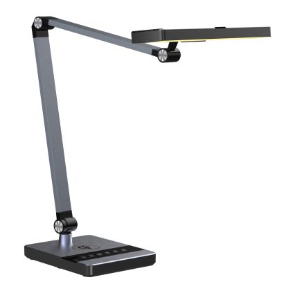 НАСТОЛНА ЛАМПА LED BLAIN PRO-ЧЕРЕН ABS 35x43,9Hcm.