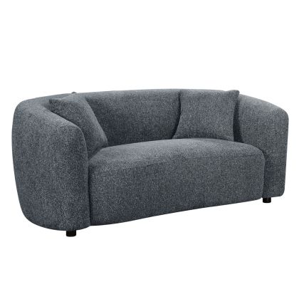 SOFA 2-SEATER NORD -GREY FABRIC 170x91x75Hcm.