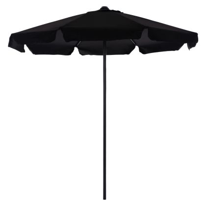 PROFESSIONAL UMBRELLA DARWIN HM6000.03 GREY POLE--BLACK ACRYLIC SHADE Φ2.35m