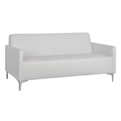 Sofa 3 seater Nellie HM3159.32 with white PU 163x71x71cm