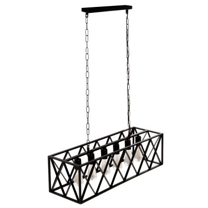 ЛАМПА 6LIGHTS-ЧЕРНА 77,5x25x101Hcm.