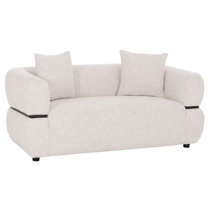 SOFA 2-SEATER ARCTIS HM3328.02 LIGHT BEIGE FABRIC 169x88x88Hcm.