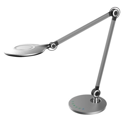 НАСТОЛНА ЛАМПА LED BLAIN PRO-СИВО-СРЕБРИСТ ЦВЯТ ABS 55,7x49,7Hcm.