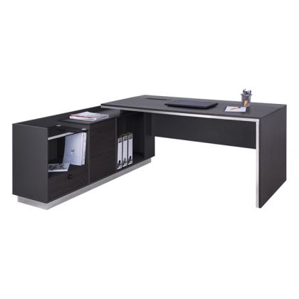 Professional Office Left Corner Rosewood HM2086L 180x170x76Hcm