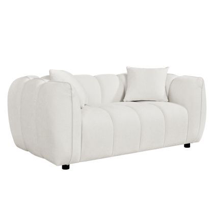 SOFA 2-SEATER LYKKE -ECRU FABRIC 172x89x70Hcm.