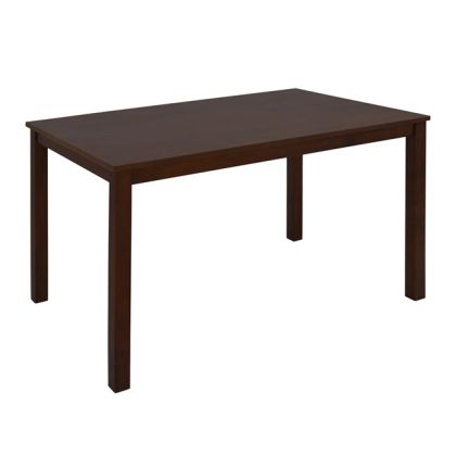 Dining Table TOBIAS Walnut HM0189 120x75x74H with solid frame and mdf top