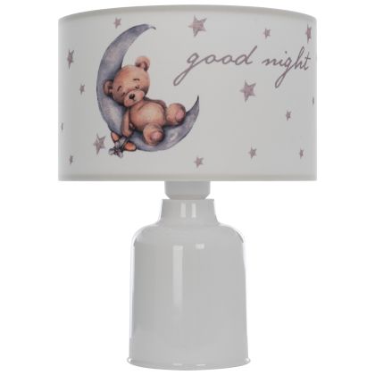 TABLE LAMP BALOO HM7577.07 KID'S ROOM FABRIC "CAP" Φ24x32H