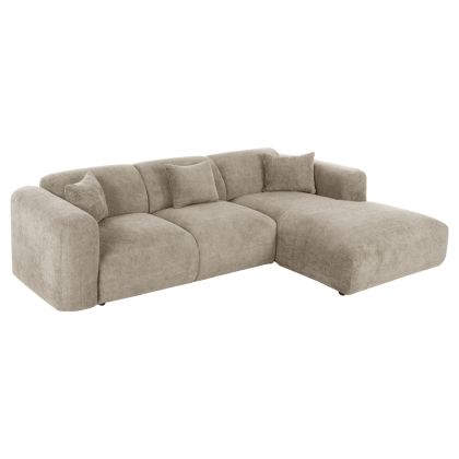 CORNER SOFA BRICKEN HM3275.01R BEIGE FABRIC 110-282x98-160x72Hcm.