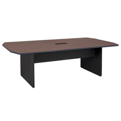 Professional meeting desk HM2103.02 Walnut color 240x120x75H