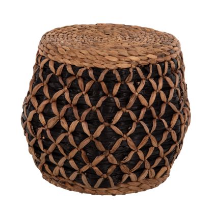 ТАБУРЕТКА TEOFILO-  ЧЕРЕН-ХИДРОХИАЦИНТ МАТА Φ43x38Hcm