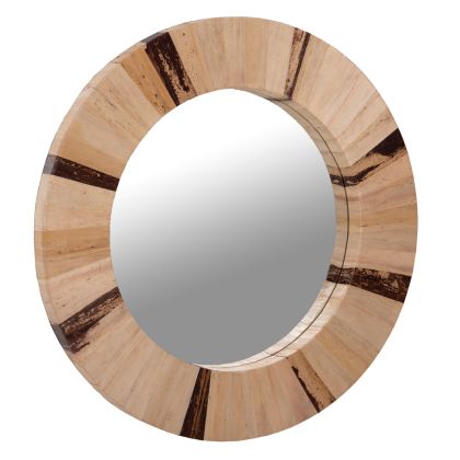 ОГЛЕДАЛО PALM-ЕСТЕСТВЕН ЦВЯТ- Φ60x4см.