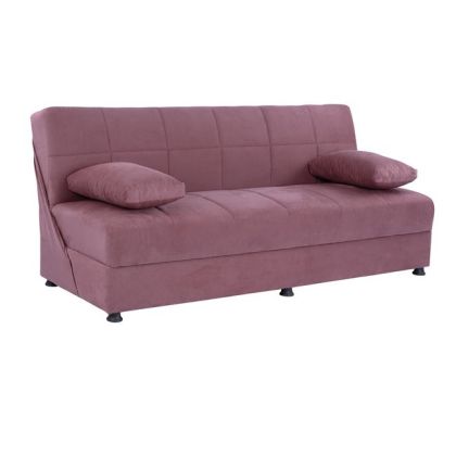 SOFA-BED 3-seater EGE FB93067.06 DUSTY PINK VELVET 192x74x82Hcm