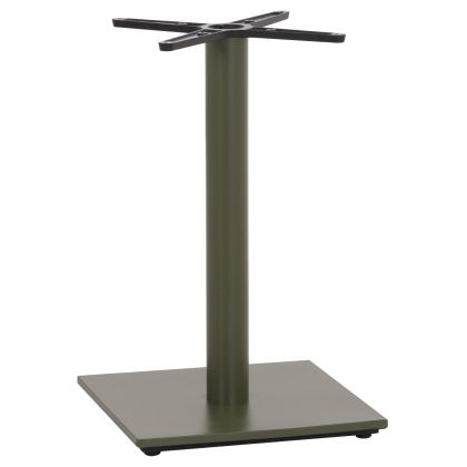 TABLE BASE HM438.28 METAL IN GREEN-HEIGHT ADJUSTERS 46x46x72Hcm.