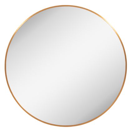WALL MIRROR SERIES ARCHER HM4498.30 ROUND ALUMINUM FRAME IN GOLDEN Φ80cm.
