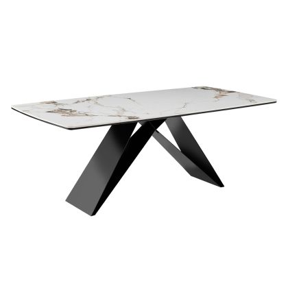 DINING TABLE CATAN HM18464.02 "PATEK PHILIPPE" SINTERED STONE TOP 200x100x75Hcm.
