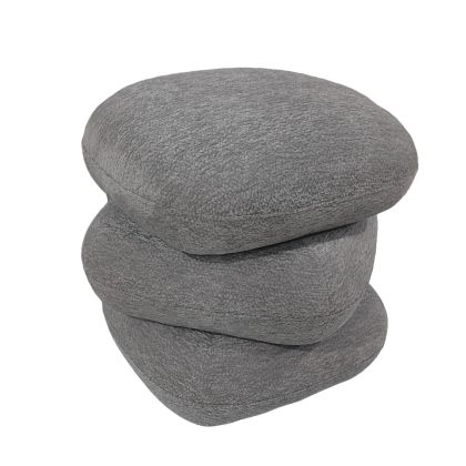 STOOL SWIVEL RUBICON HM18472.01 GREY FABRIC 45x45x45.5Hcm.