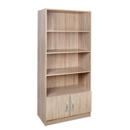 ΒΙΒΛΙΟΘΗΚΗ PLAYROOM HM332 SONAMA 80X30X180εκ. ΧΩΡΙΣ ΧΕΡΟΥΛΙΑ