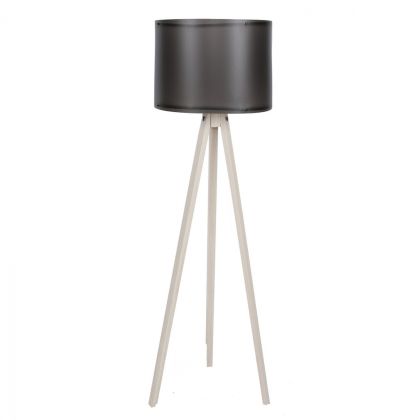 FLOOR LAMP IN ECRU AND BLACK HM7272.17 Φ38x145cm