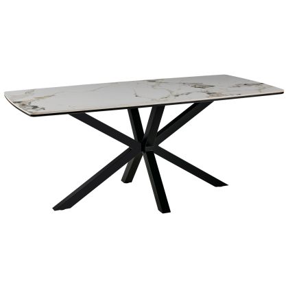 DINING TABLE ERAGON HM18458.02 "PATEK PHILIPPE" SINTERED STONE TOP 180x90x75Hcm.