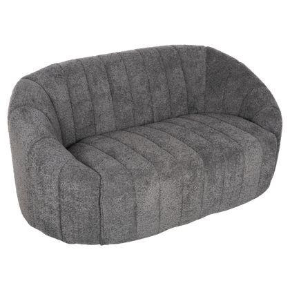 SOFA 2-SEATER MOBY HM9595.01 GREY BOUCLE FABRIC 145x82x67Hcm.