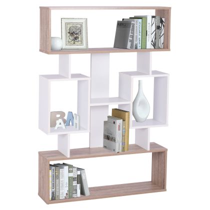 BOOKCASE CHANDLER HM8769.01 90X19.5X130 WHITE