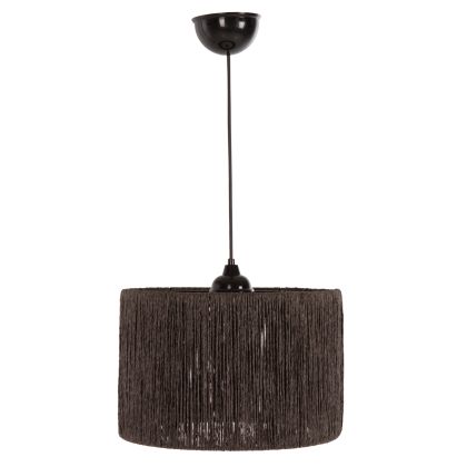 CEILING PENDANT LAMP INDOORS HM7944.01 BROWN PAPER ROPE CAP Φ30x67Hcm.