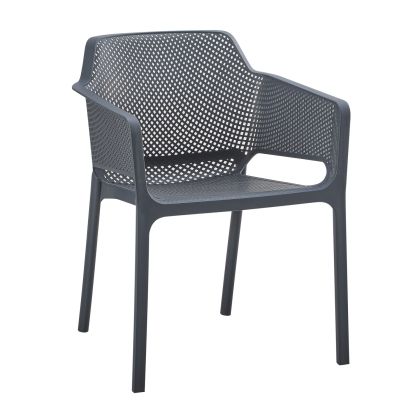 ARMCHAIR POLYPROPYLENE JOHN HM6103.03 GREY 59x46x79Hcm.