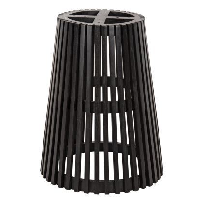 INDOOR TABLE LEGS HM9459.02 MINDI WOOD IN BLACK Φ60x75.5Hcm.