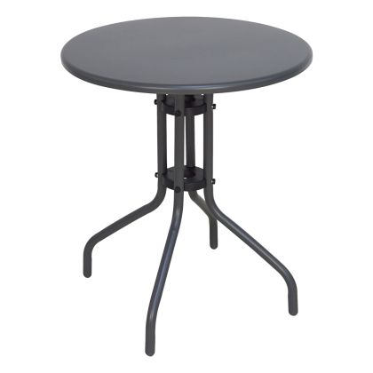 OUTDOOR ROUND TABLE LINO HM5973.01 METALLIC IN GREY Φ60x70Hcm.