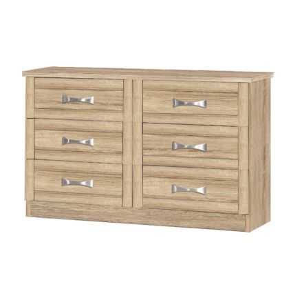 Dressing Table-Drawer HM317.02 with 6 drawers Sonama 120x40x76cm