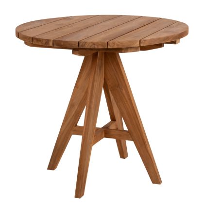 OUTDOOR ROUND TABLE LEO HM9623.11 TEAK WOOD 80x80x75Hcm.