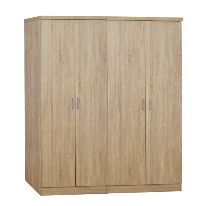 Set 2 pieces Wardrobe 4 leaf Sonama 160x42x181 HM11352.02