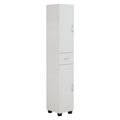 CABINET ADEMIA MULTI-PURPOSE COLUMN MELAMINE WHITE 30x33x175,5Hcm.HM9124.11