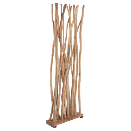 ROOM DIVIDER ΗΜ9371 TEAK BRANCH NATURAL 60x20x181H