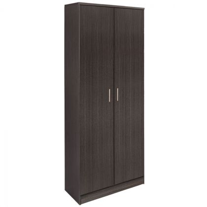 Wardrobe 2 Door with 3 Selves HM337.01 Zebrano 60x42x180