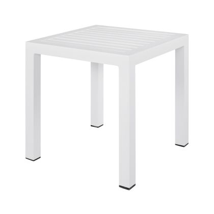 Aluminum Table HM5402.01 White 45x45x45,5 cm