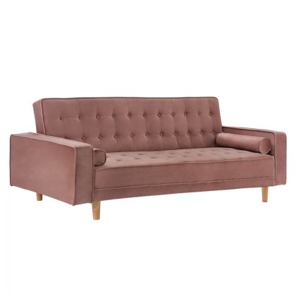 ДИВАН ЛЕГЛО SALVADOR HM3150.12 VELVET DUSTY PINK 224X88X84см.