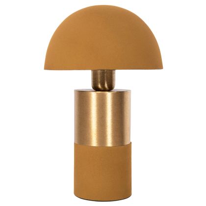 TABLE LAMP PUNE HM4254.10 METAL IN MUSTARD-GOLD Φ20,5x32,5Hcm.