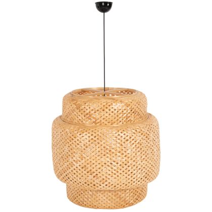 CEILING PENDANT LAMP HM7867 BAMBOO IN NATURAL COLOR Φ51x54-149Hcm.