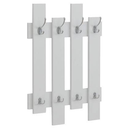 WALL COAT HANGER WESSON HM8940.11 MELAMINE IN WHITE 64x4x79Hcm.