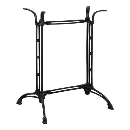 Base from cast iron 2 cοlumns HM465 Black color 78x50