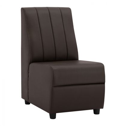 Armchair Landon HM3162.03, Brown PU, 51x66x93 cm.