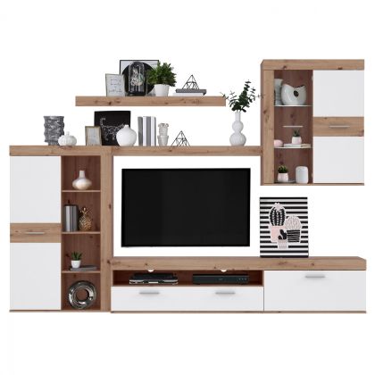 TV SET IN NATURAL WHITE HM8789 280X31,8-41X200,9cm.