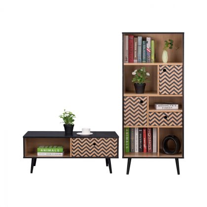 TV composition Charleen HM11248 in natural and black color