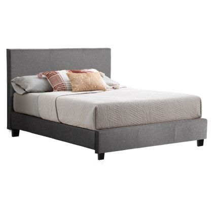 GRAY FABRIC BED HM553.11 FOR MATTRESS 150x200 EK.