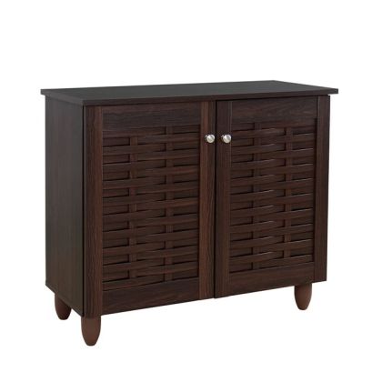 Shoe Cabinet Wooden HM2208.01 Wenge 76.8x33.6x67.5