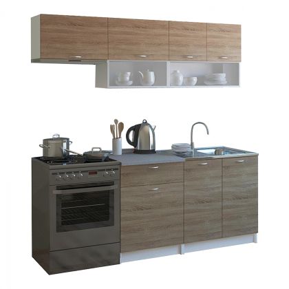 КУХНЕНСКИ МОДУЛ МЕЛАМИН СОНАМА-БЯЛ HM2442 200x46-29.2см.